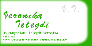 veronika telegdi business card